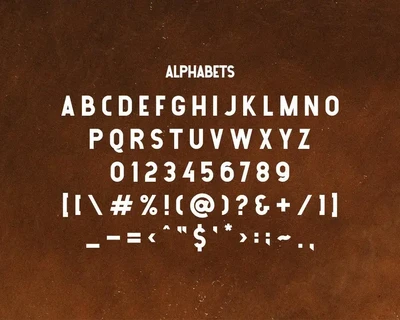 Panthera Monoletter font