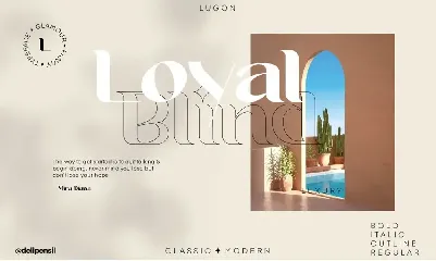 Lugon font