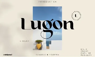 Lugon font