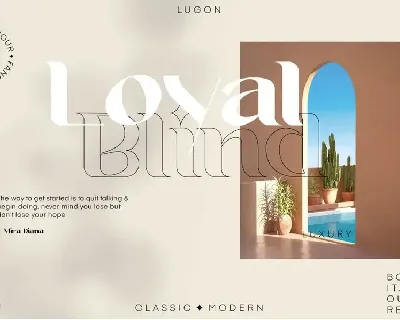 Lugon font