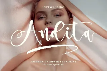 Andita Modern Handwritten Font