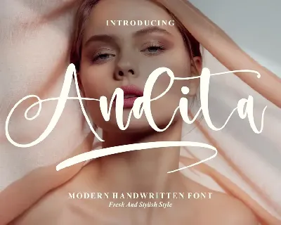 Andita Modern Handwritten Font