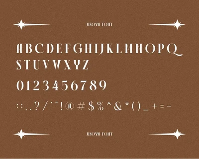 Jisoya Elegant Serif Font Typeface