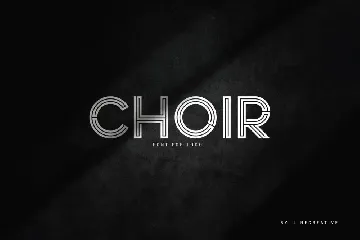 Choir font