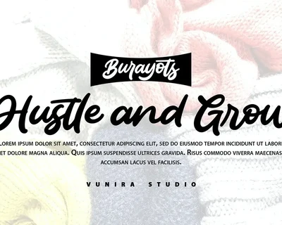Burayots | Handwriting Script Font