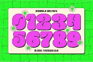 Bubble Brown Typeface font