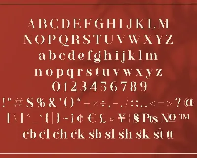 Westack - Modern Serif font