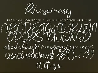 Rhosemary font