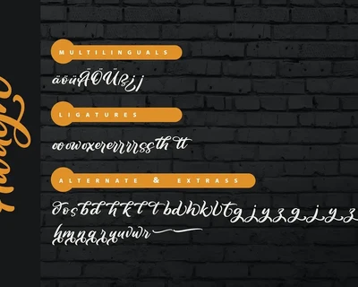 Awugh | A Digistyle Handwriting Script Font