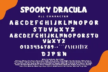 Spooky Dracula font