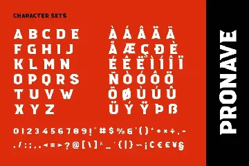 Pronave - Display font