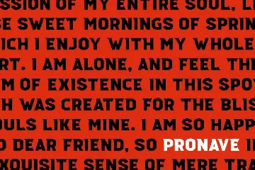 Pronave - Display font