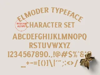 ELMODER REGULAR font