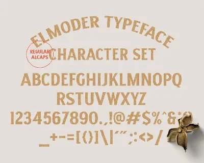 ELMODER REGULAR font