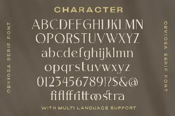 Obviosa font