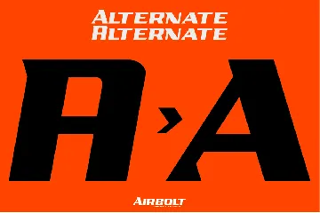 AIRBOLT font