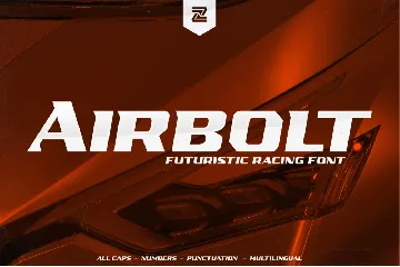 AIRBOLT font