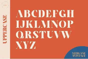 Mergane - Display Typeface font