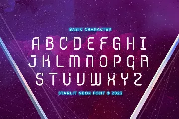 Starlit Neon font