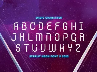 Starlit Neon font