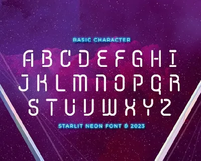 Starlit Neon font