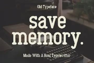 Graintype - Typewriter Font