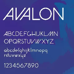 Avalon font