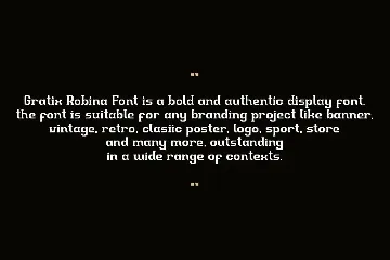 Gratix Robina - Classic Font