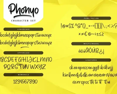Phonyo | Foodie Script Font