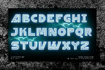 Neon Vibes font