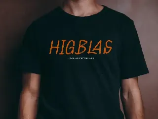 Higblas Font