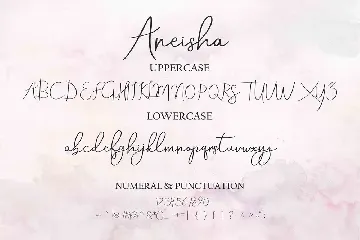 Aneisha Handwritten Script Font