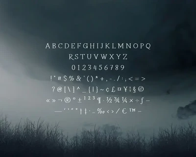 Gerovied - Halloween Serif Font