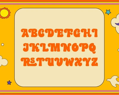 Kool Beans - Groovy Display Typeface font