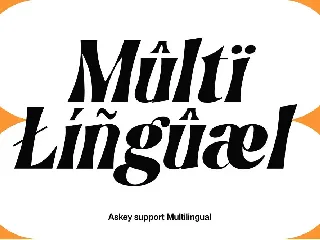 Askey - Funky Serif font