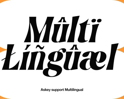 Askey - Funky Serif font