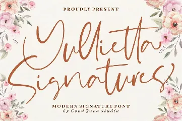 Yullietta - Modern Signature Font