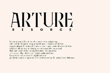 Arture - Vintage Font