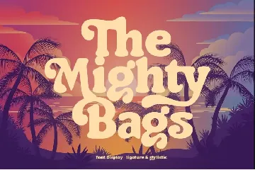 The Mighty Bags font