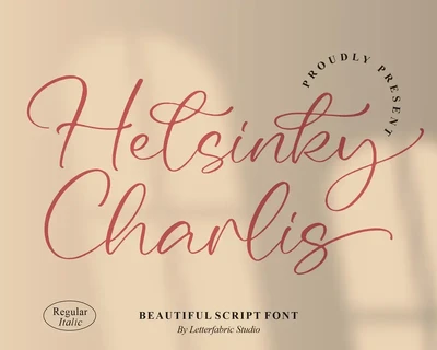 Helsinky Charlis Script Font