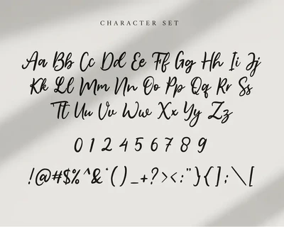 Bantoel Script font