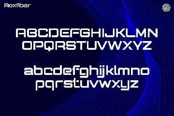 Roxfiber font