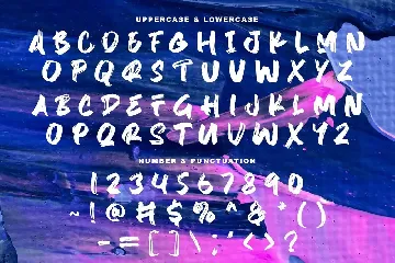 MYTHICAL GLORY - Handbrush Font