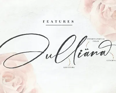 Bohemia Florale Calligraphy Font