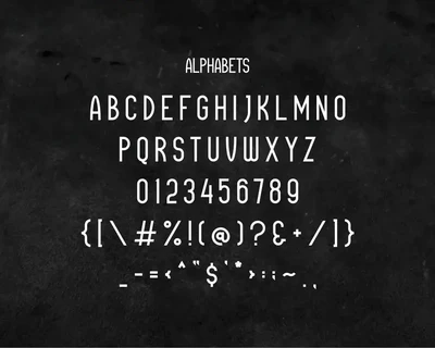 BRESTON MONOLETTER font