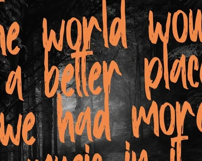 Yesterdays - Rough Handbrush Font