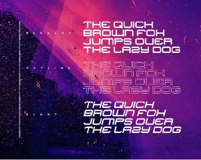 KROIGS - Futuristic Cyberpunk Display Font