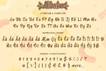 Alibabe - Authentic Display font