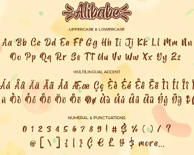 Alibabe - Authentic Display font