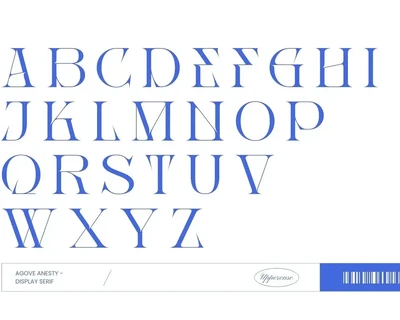 Agove Anesty - Luxury Font